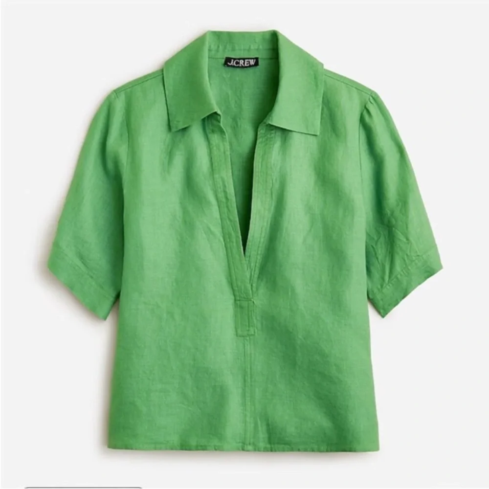 J Crew linen bungalow popover